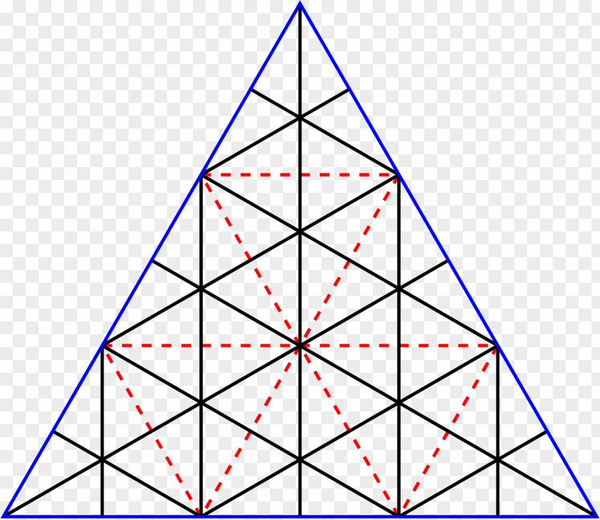 Triangle Point Symmetry Pattern PNG