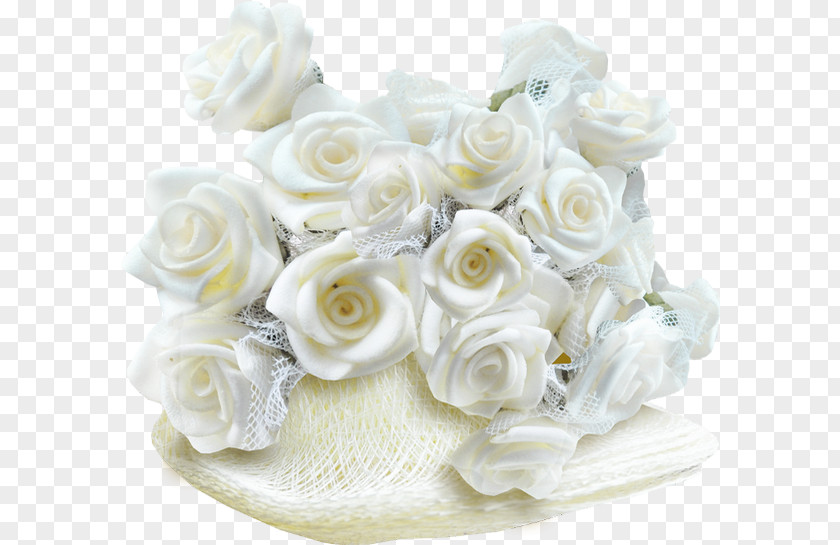Wedding Garden Roses Flower Bouquet White PNG