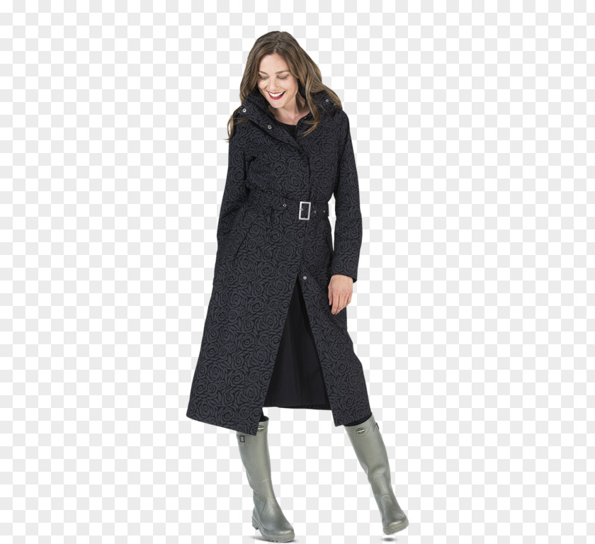 Blessed Rainy Day Overcoat Hood Fake Fur Clothing PNG
