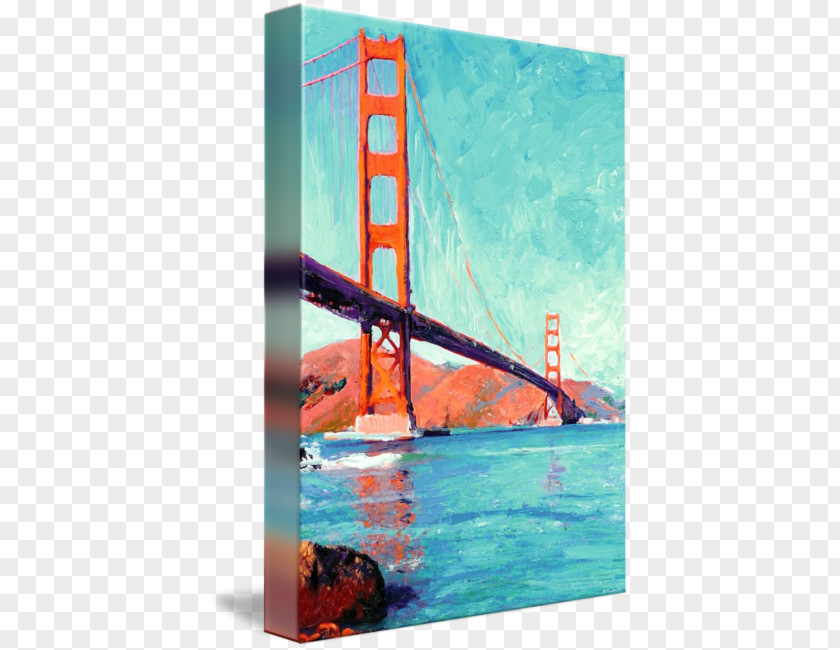 Golden Gate Bridge Pier 39 Haight-Ashbury Painting PNG