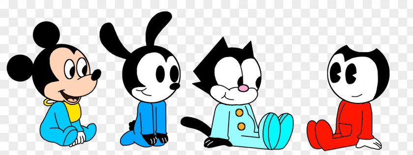 Oswald The Lucky Rabbit Felix Cat Mickey Mouse Bendy And Ink Machine Donald Duck PNG