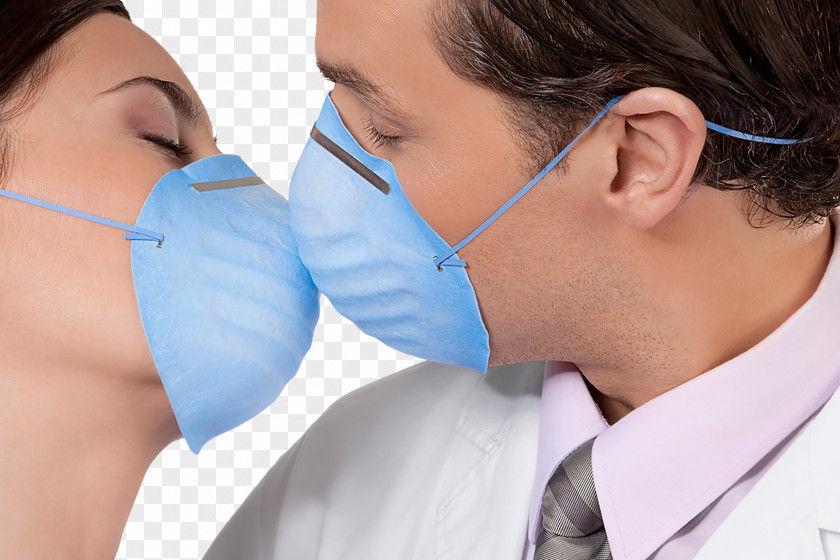 People Who Wear Masks Kiss Respirator PNG