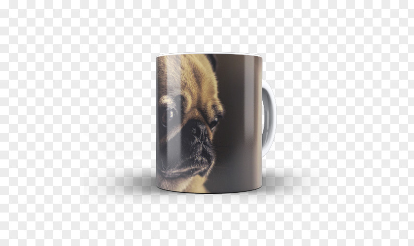 Puppy Pug Coffee Cup Toy Dog Fawn PNG