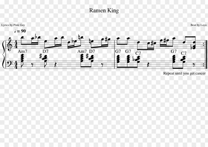 Sheet Music Piano Ramen King Song PNG Song, sheet music clipart PNG