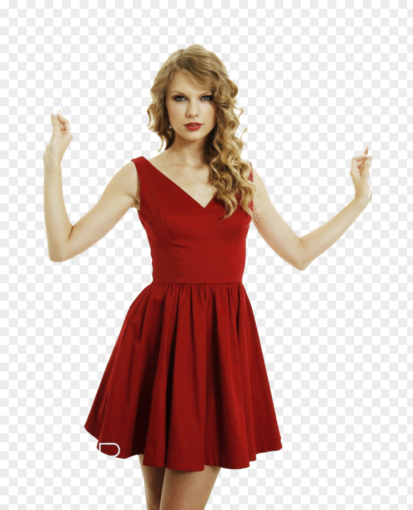 Taylor Swift Red Dress Clothing PNG