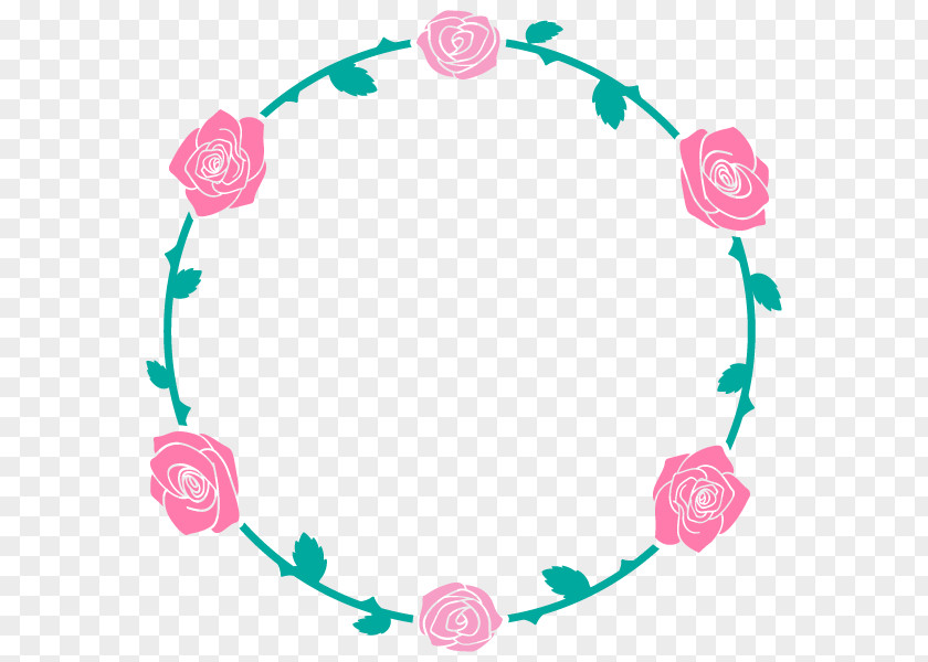 Corona Flower Rose Wreath Disk PNG