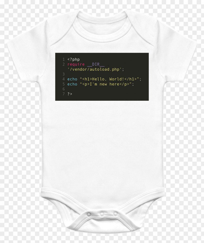 T-shirt Baby & Toddler One-Pieces Onesie Programmer Infant PNG