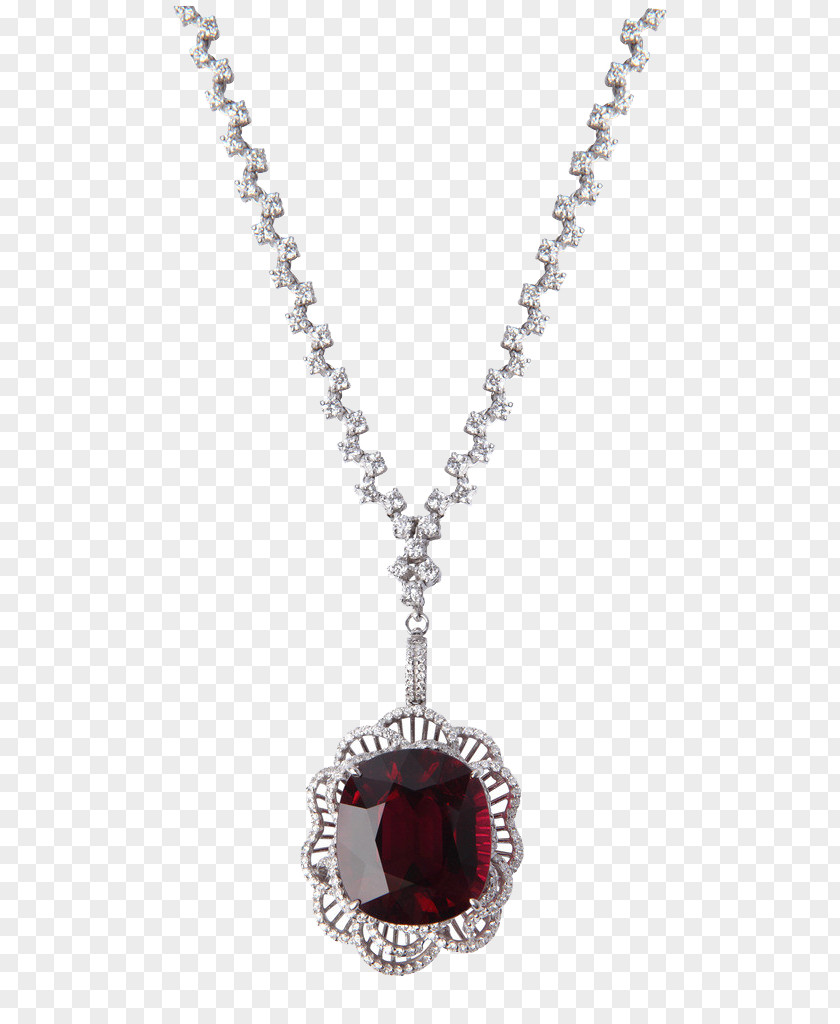 Blood Ruby Pendant Ring Jewellery Diamond Necklace PNG