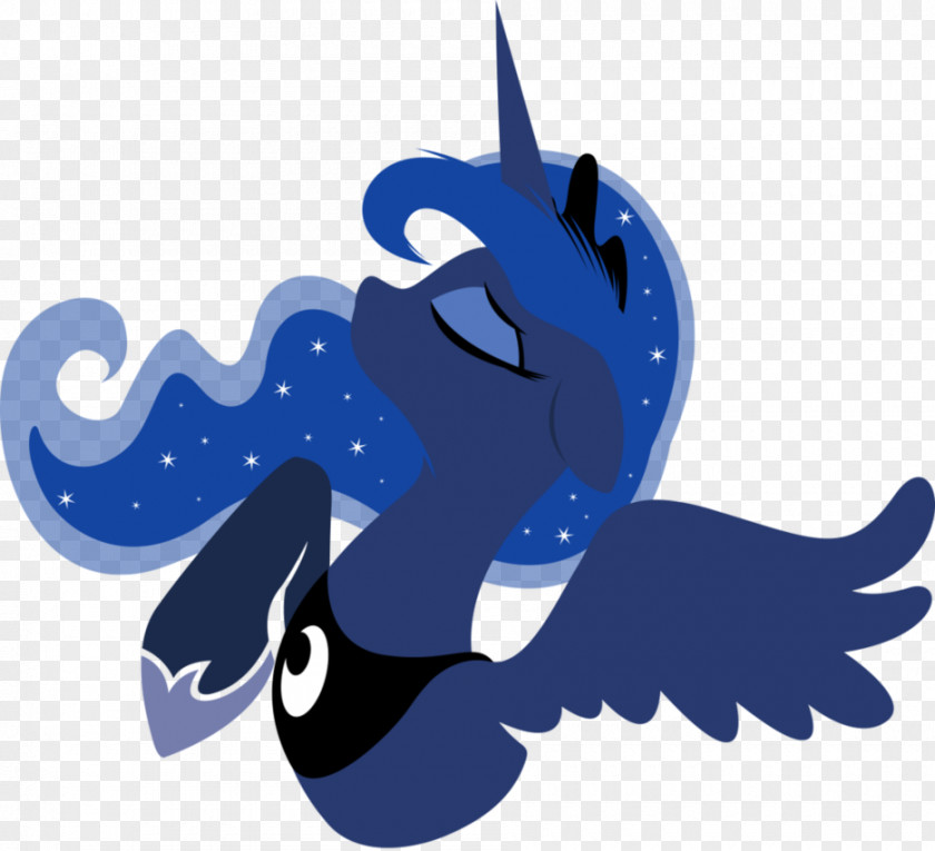 Blue Wolf Head Princess Luna Celestia Pony Twilight Sparkle Pinkie Pie PNG