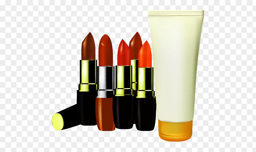 Cartoon Lipstick Cosmetics PNG