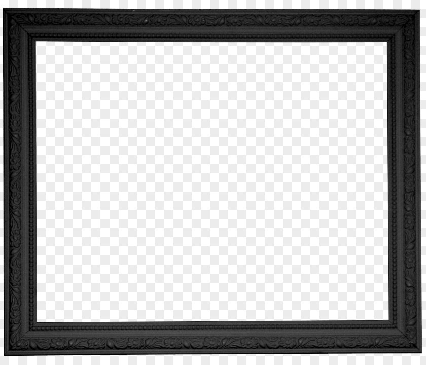 Creative Black Frame And White Chessboard Square Pattern PNG