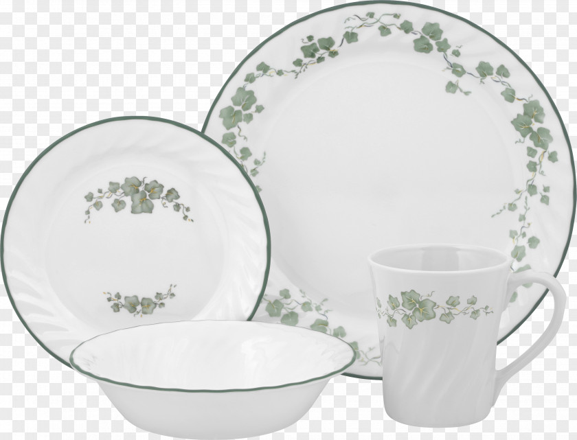 Dinner Corelle Tableware Plate Bowl Table Setting PNG