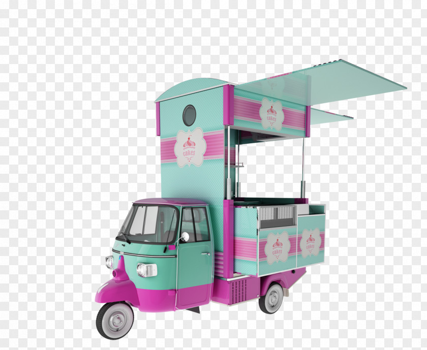 Ice Cream Bakfiets Street Food Truck Vehicle PNG