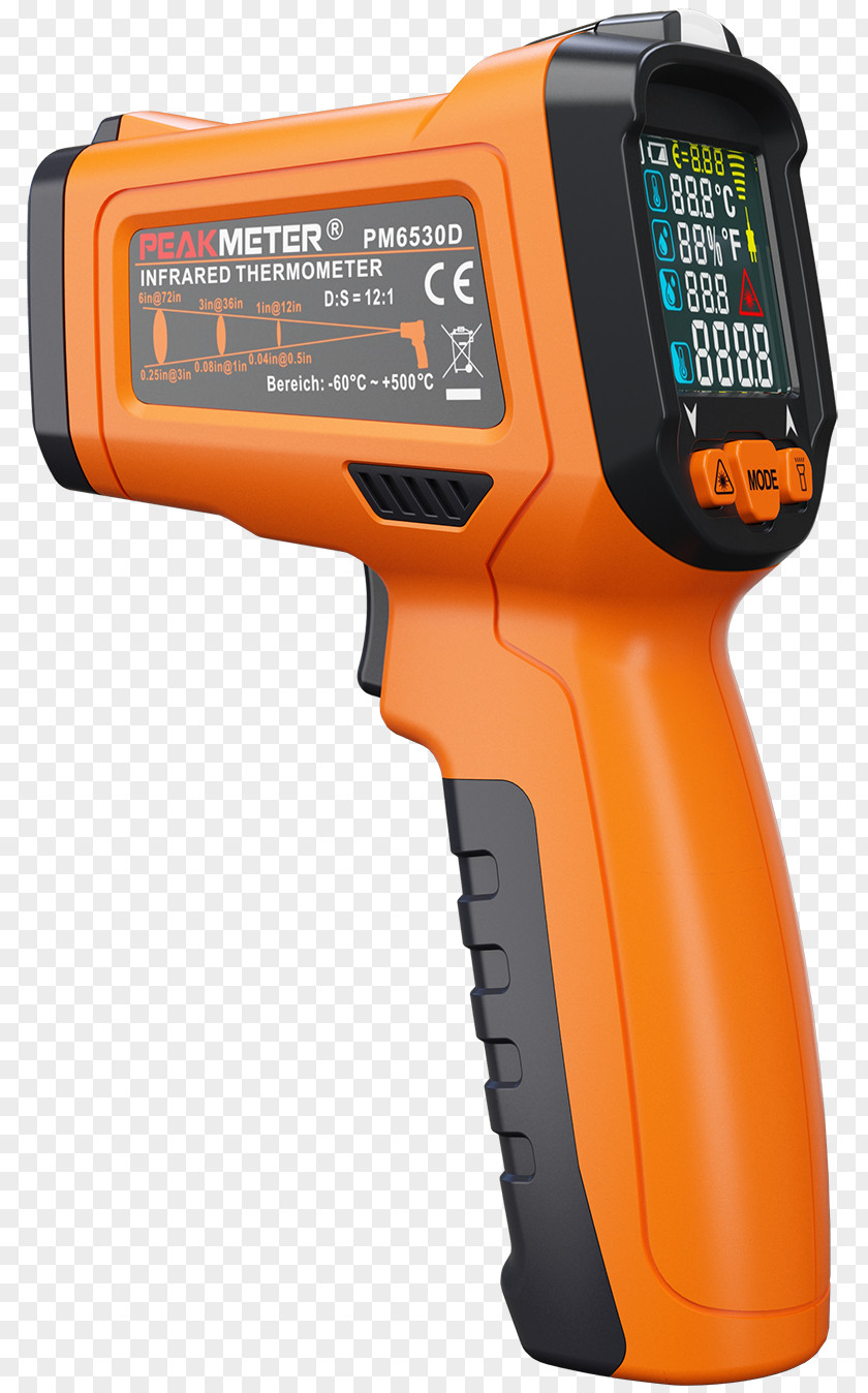 Infrared Thermometer Thermometers Laser Pyrometer PNG