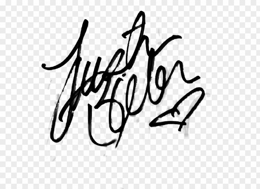 Signature My World Tour Autograph Never Say Never: The Remixes PNG