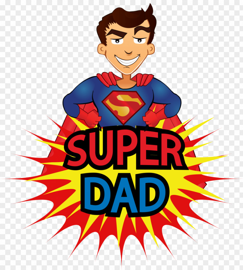 Superman Father Clip Art Cartoon Vector Graphics PNG
