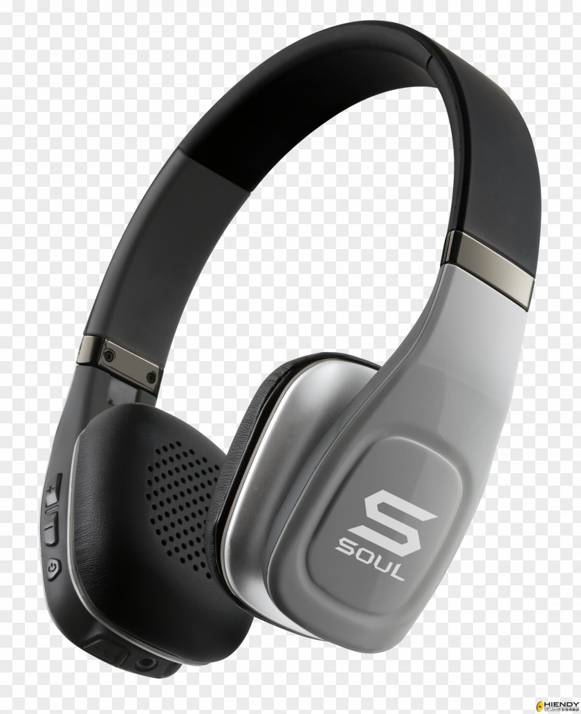 HeadsetFull SizeBlack / White ÉcouteurHeadphones Headphones Audio Bluetooth SOUL By Ludacris SL150BW PNG