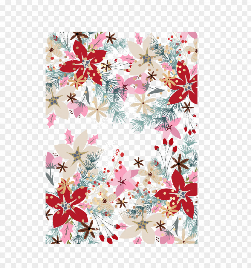 Pink Dream Flower Background Floral Design PNG