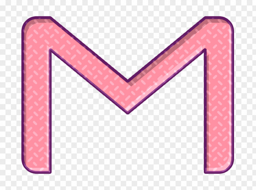 Pink Service Icon Communication Email Gmail PNG
