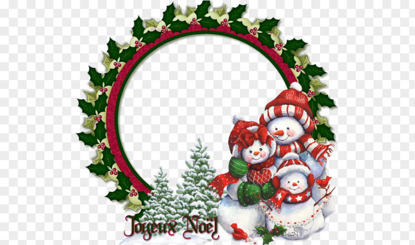 Santa Claus Christmas Day Snowman Tree Image PNG