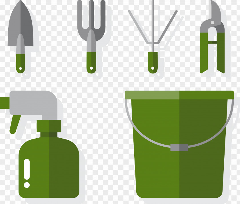 Vector Garden Tools Euclidean Tool Watering Cans PNG