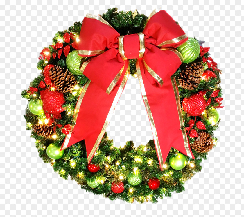 Wreath Wedding Christmas Decoration Ornament Evergreen PNG
