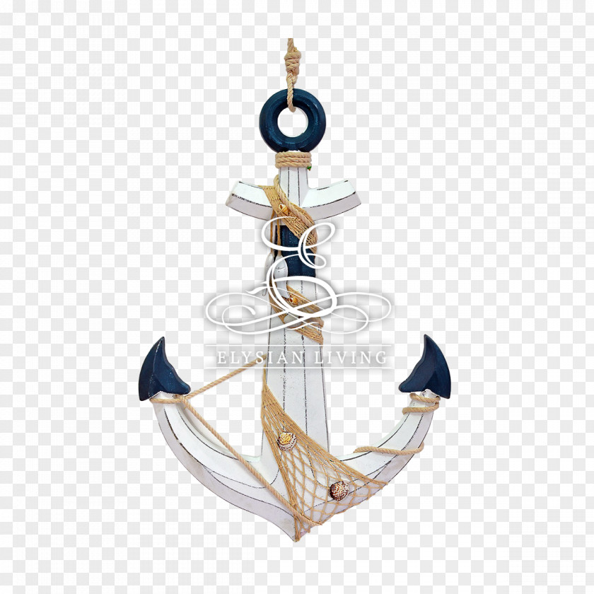 Anchor With Chain Rope PNG