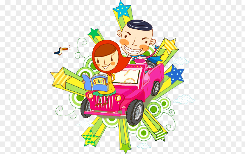 Child Car Illustration Royalty-free PNG
