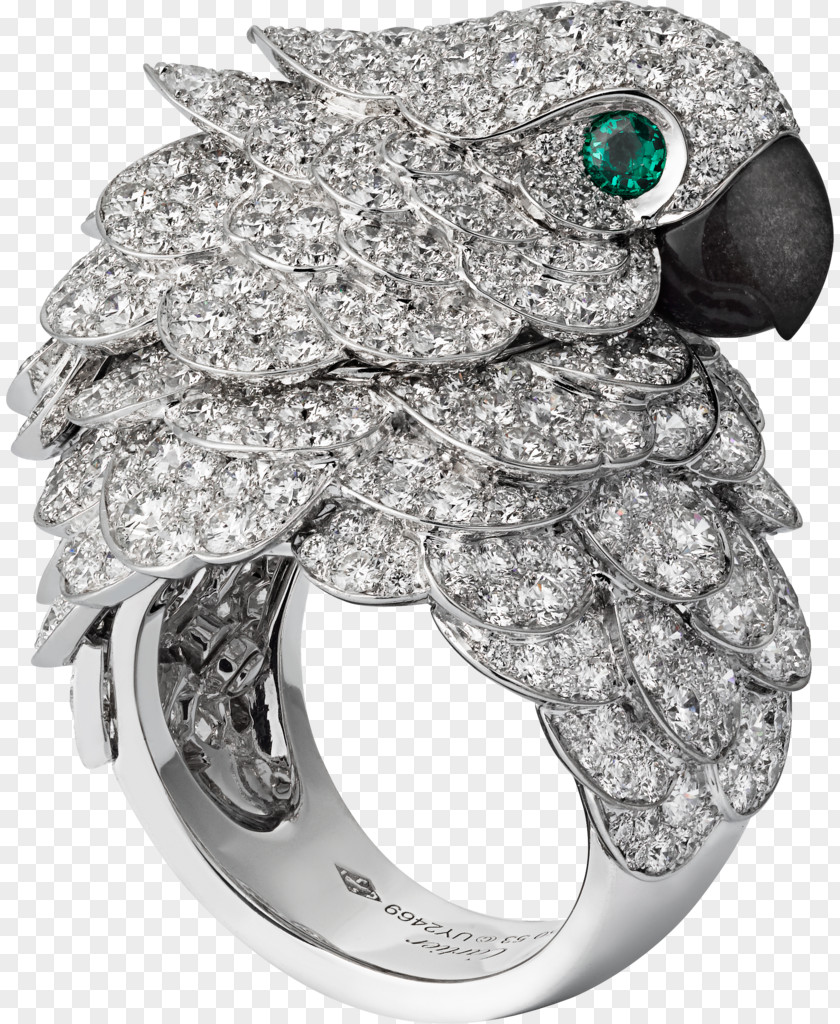 Parrot Cartier Ring Jewellery Diamond PNG