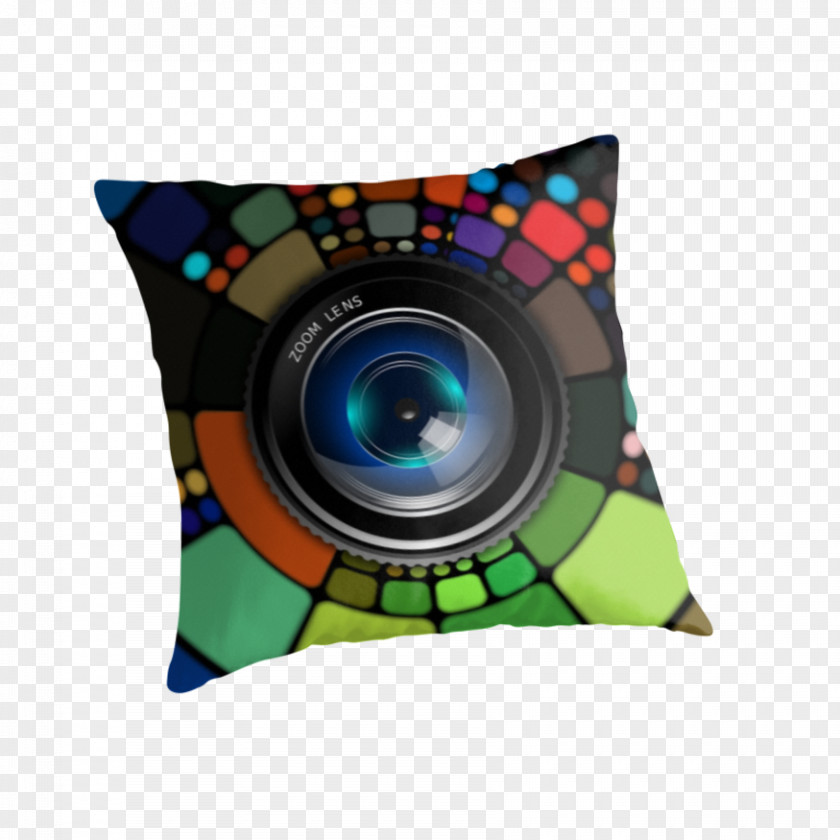 Camera Lens Throw Pillows Photography Apple IPad Pro PNG