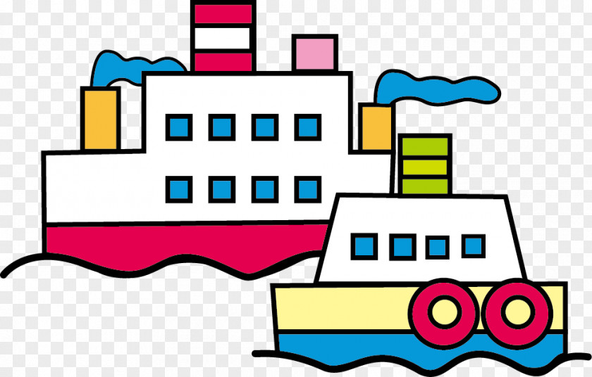 Cartoon Ship Graphic Design Clip Art PNG