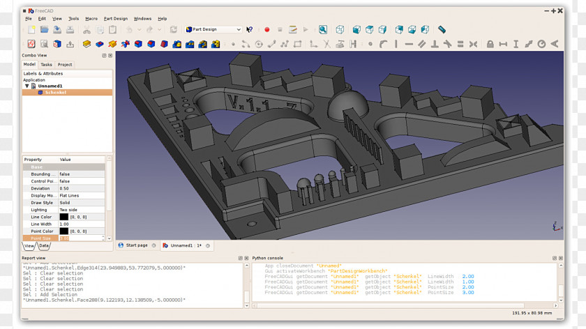 Design FreeCAD Computer-aided Computer Software 3D Modeling Free PNG