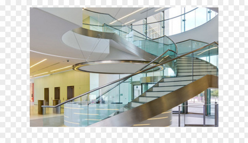 Stairs Glass Deck Railing Architectural Engineering Baluster PNG