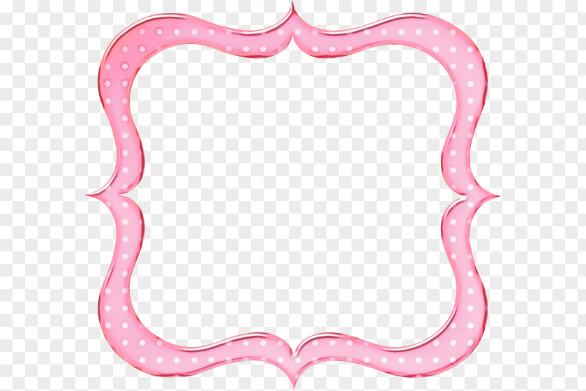 Heart Pink Birthday Party Invitation PNG