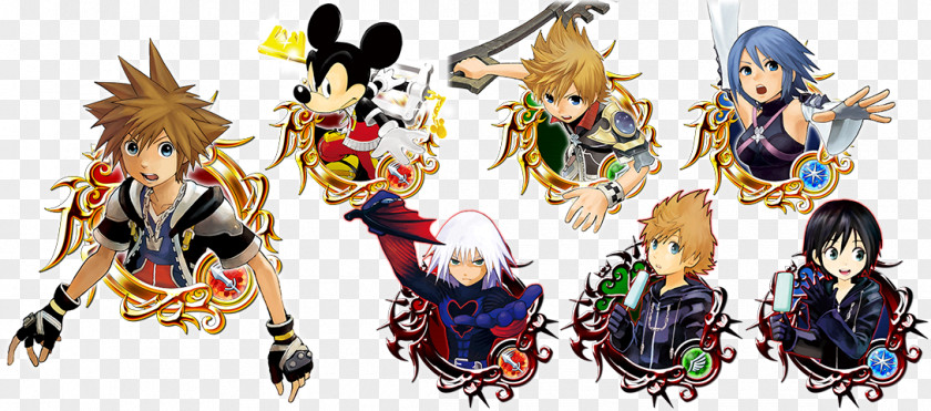 Kingdom Hearts χ KINGDOM HEARTS Union χ[Cross] III Medal Riku PNG