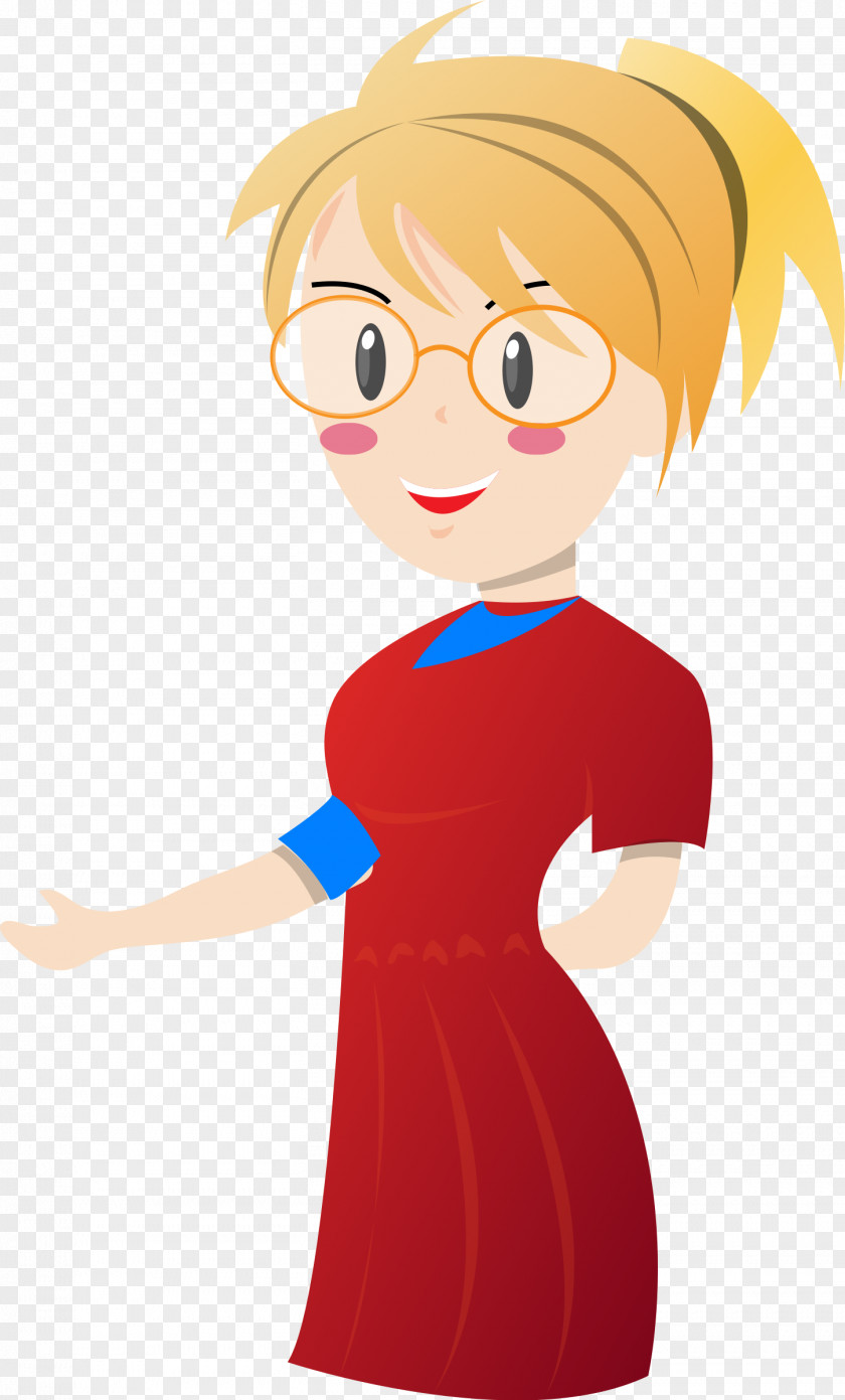 Teacher Woman Cartoon Clip Art PNG