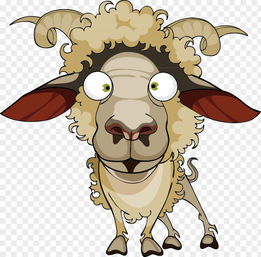 Vector Sheep Goat Drawing PNG