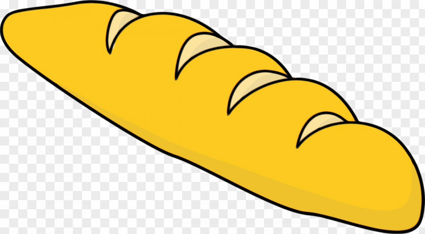 Bread Yellow Line PNG