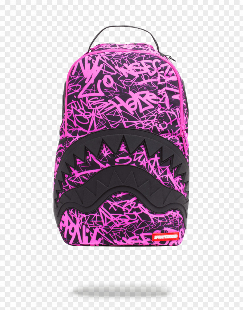 Double Rainbow Spongebob Backpack Zipper Baggage Pocket PNG