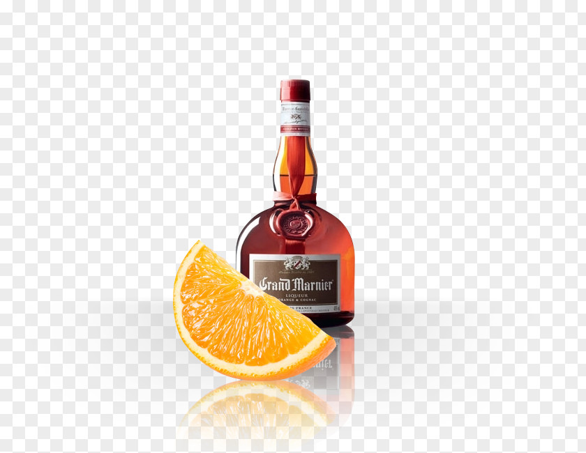 Grand Marnier / Cordon Rouge Liqueur Red Orange Drink PNG