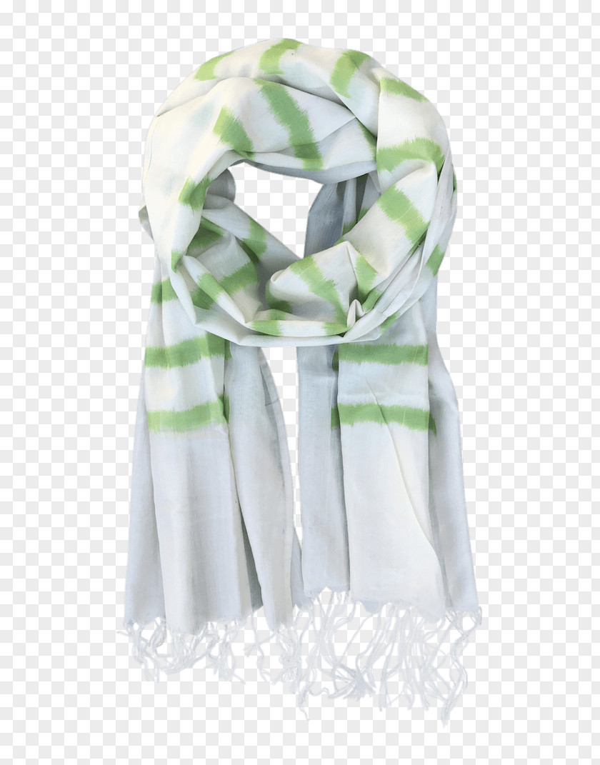 Green Scarf Retail Neck Stole PNG