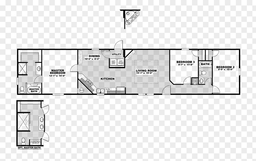 House Floor Plan Bedroom Bathroom Dining Room PNG
