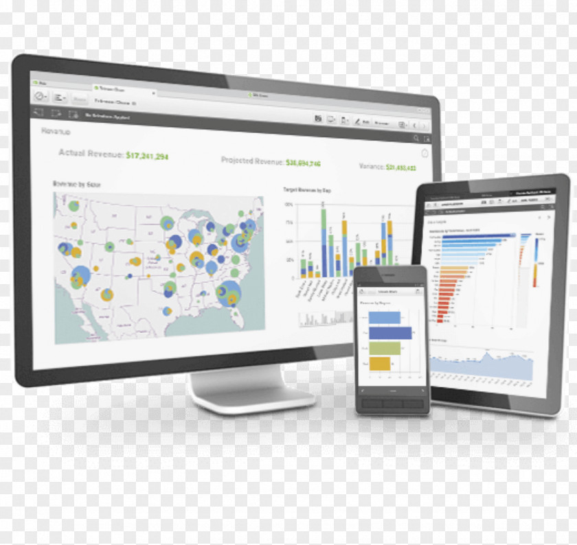 Qlik Business Intelligence Data Visualization Analysis Analytics PNG