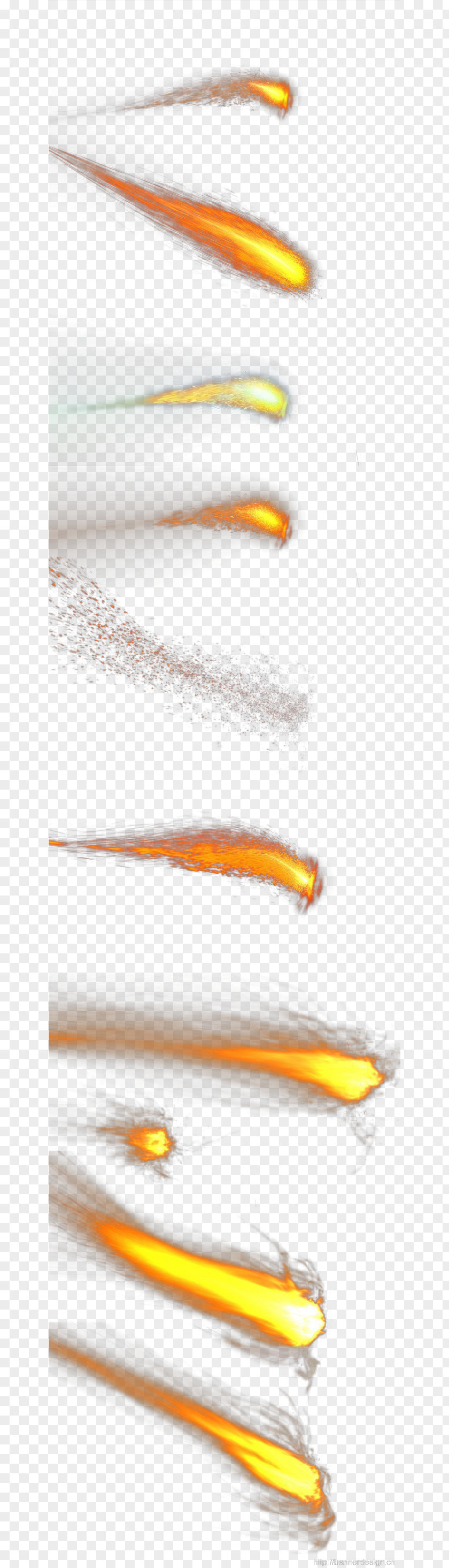 Spilled Sand Flame PNG