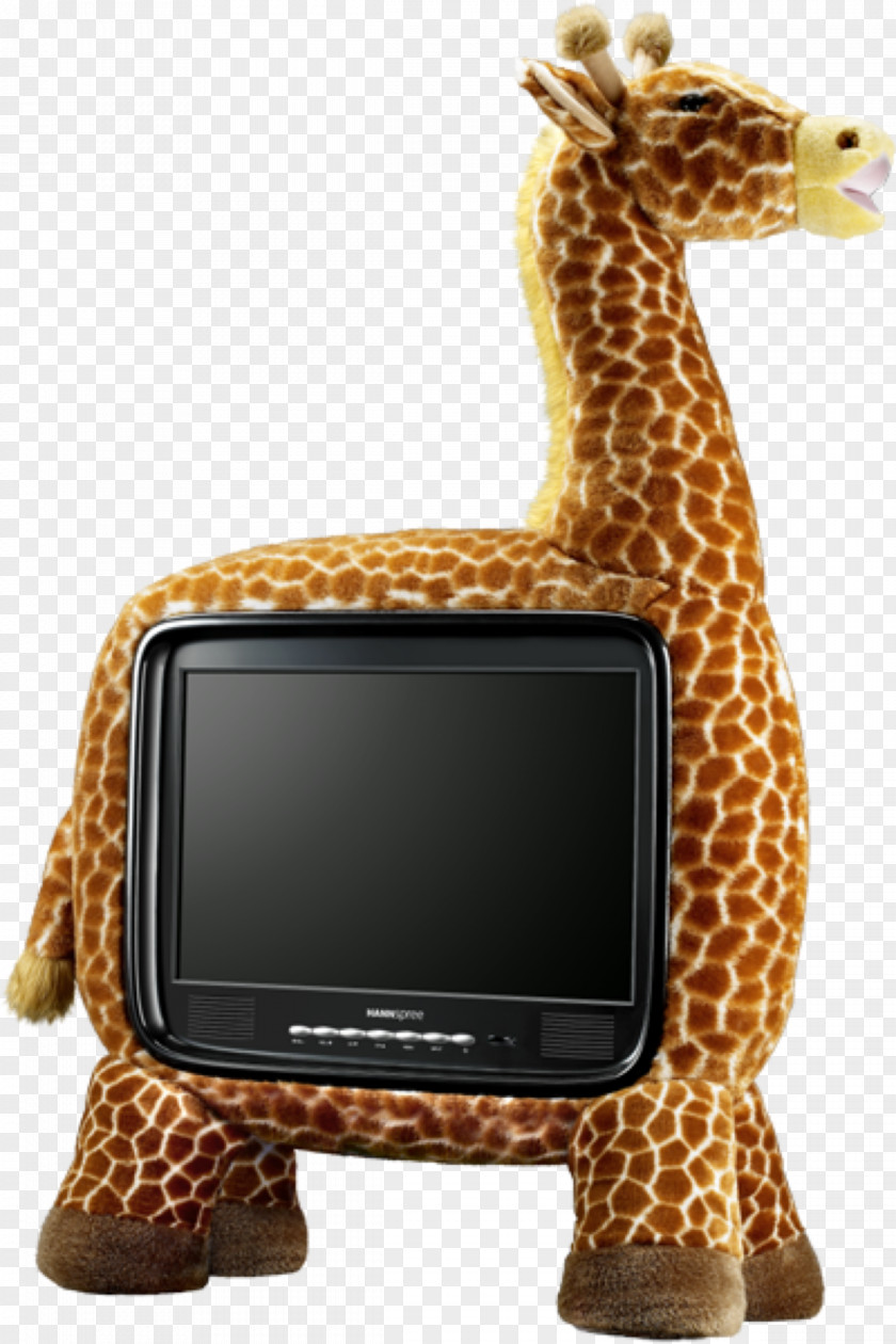 Child LCD Television Giraffe Room PNG