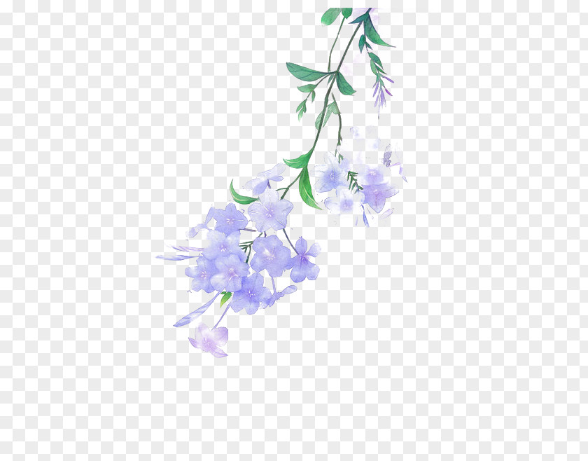 Blue Snowflake Vector Illustration PNG