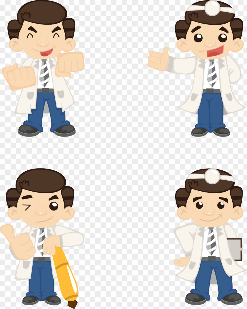 Doctor Cartoon Elements Physician Euclidean Vector PNG