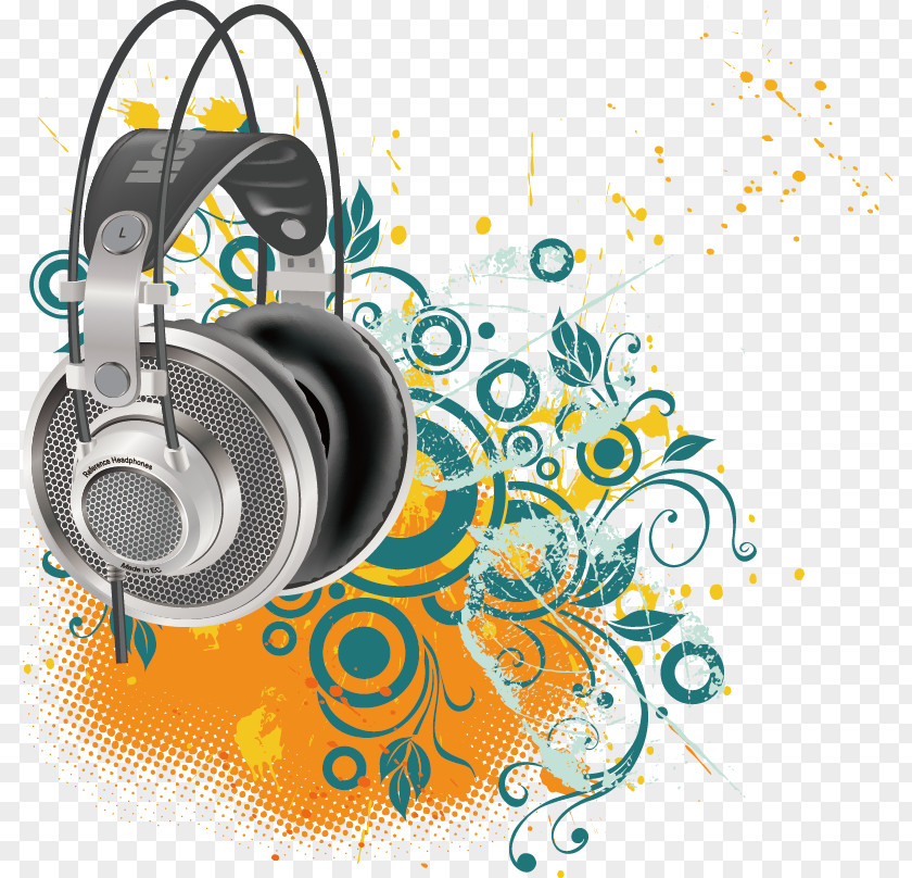Headphones PNG Headphones, Music headphones pattern material clipart PNG