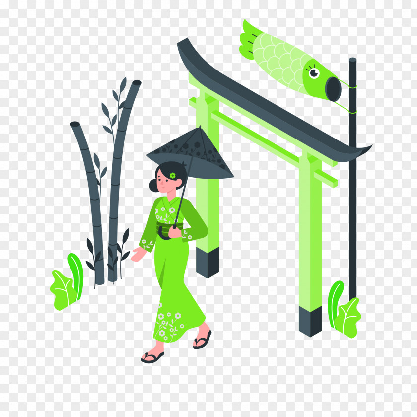 Logo Cartoon Character Green Meter PNG