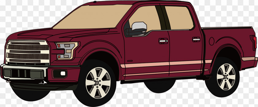 Red Car Pickup Truck Toyota Hilux Clip Art PNG